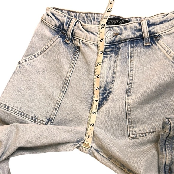 Mavi Alva Straight Leg Cargo Pants - Light Indigo- Size 25 - Picture 16 of 16